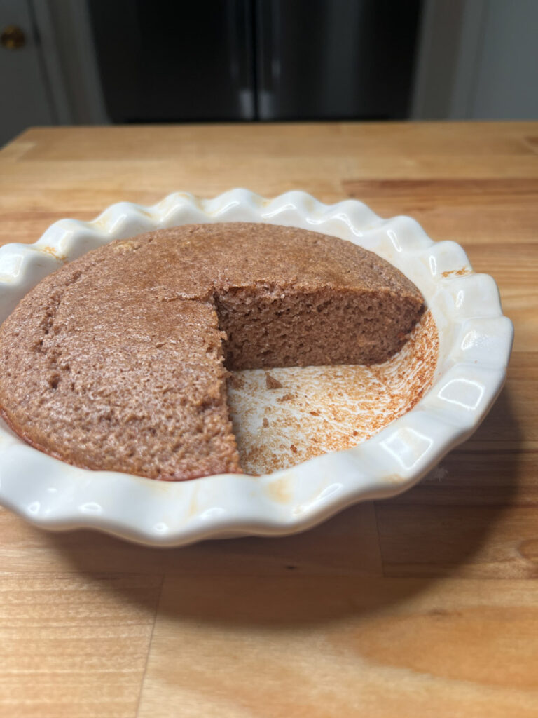 Cut Lotus Bread In Dish